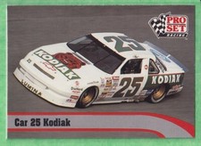 1992 Pro Set Winston Cup #165 Ken Schrader Hendrick Motorsports Car 25 Kodiak