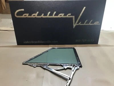 1962 Cadillac купе RH PS задняя четверть 1/4 двери стекла DeVille серии 62 - Изображение 1 из 4