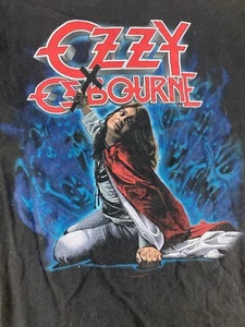 Vintage Ozzy Osbourne Tour T-Shirt S Korn, Marilyn Mansion Blizzard Of Ozz Band - Picture 1 of 9