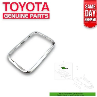 03 -07 丰田 Land CRUISER CENTER CONSOLE SHIFTER BOOT BEZEL CHROME TRIM 原始设备制造商 全新 — 第 1/4 张图片