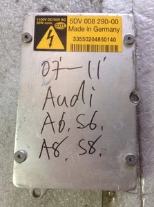 2007 2008 2009 2010 2011 AUDI A6 A8 S6 S8 OEM XENON HEADLIGHT BALLAST MODULE #5 - Foto 1 di 2