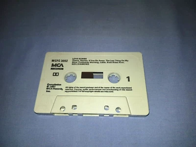 NEIL DIAMOND LOVE SONGS CASSETTE TAPE ALBUM (NO INLAY #52) - Image 1 of 2