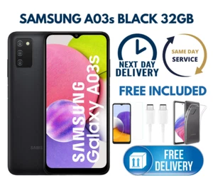 Samsung Galaxy A03s 32GB Unlocked Smartphone Black Colour Pristine Condition - Picture 1 of 12