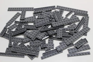LEGO 100 placas placas placas una fila dos filas gris claro claro gris azulado #2161 - Imagen 1 de 1