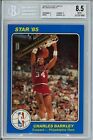 1984-85 Star Court Kings #41 Charles Barkley Rookie 5X7 Bgs 8.5 Huge Subs