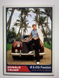 Donald Trump 2024 „47“ Custom ACEO Karte 1987 Florida Sunshine - Bild 1 von 2