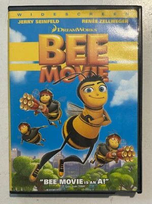 BEE MOVIE DVD 2007 JERRY SEINFELD RENEE ZELLWEGER - Image 1 of 3