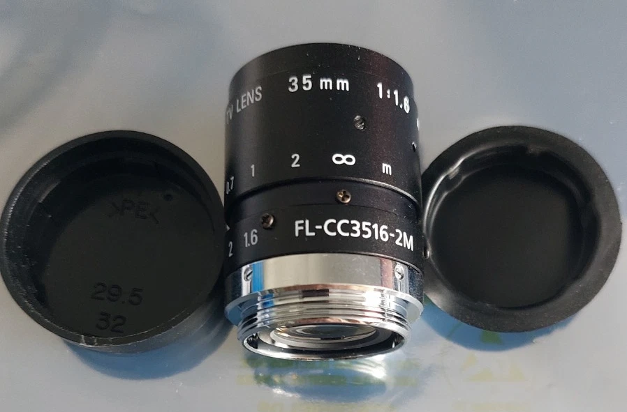 35 Mm F1,7 C-Mount Objektiv – Festbrennweite Für Spiegellose & Filmkameras (Silber)