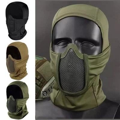 Balaclava Mesh Mask Ninja Tactical Mask with Full Face Protection for Outdoor - Image 1 of 4