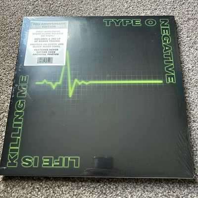 Type O Negative - Life Is Killing Me - 20th Anniversary 3 X Coloured Vinyl 2024 - Image 1 of 3
