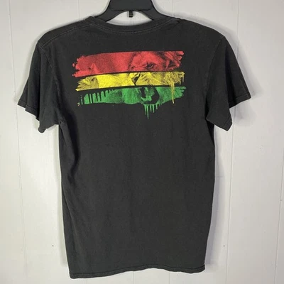 Camiseta De Colección Bien Usada Rasta León Desteñida Adulto Mediana M Grunge Rastafari Foto 1 de 4