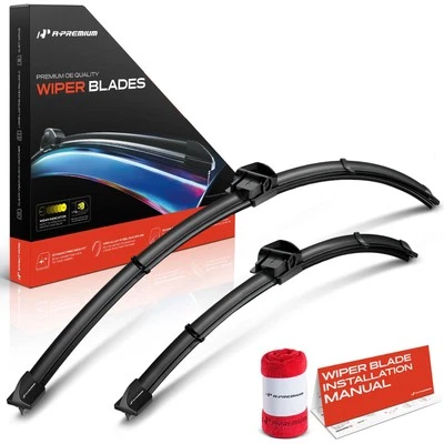 A-Premium 2x Front 26" & 17" Windshield Wiper Blades for BMW E63 640i 650i M6 - Image 1 of 4