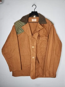 Vintage SafTbak Jacke Herren Large Canvas gesteppt Schulter Jagd distressed 90s - Bild 1 von 10