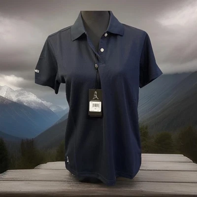 Nuevo con etiquetas Polo Ping Manga Corta Mujer Top sugerido venta al por menor 50.00 Azul Marino Lg Foto 1 de 4