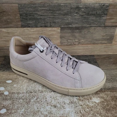 Zapatos Birkenstock Bend bajos para hombre talla 9 estrechos antiguos blancos gamuza con cordones parte superior baja Foto 1 de 4