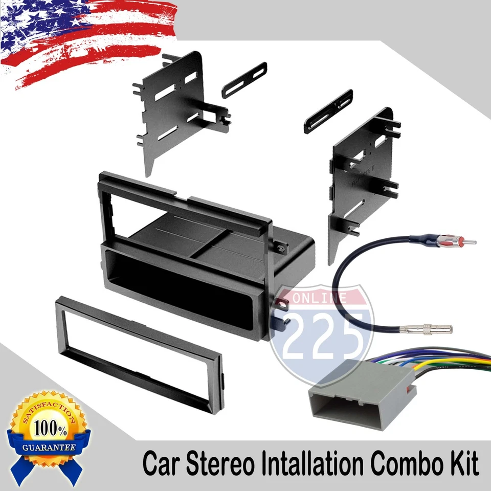 Kit de instalación de tablero estéreo de radio de coche con arnés Ford Lincoln Mercury 2004-2012 Foto 1 de 1