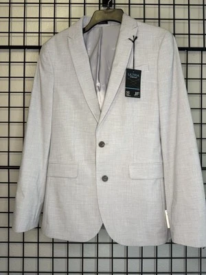 J.FERRAR Mens Cool Gray Coat Suit Jacket Blazer 36 Regular - Image 1 of 4