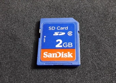 2GB SanDisk Full Size SD Card Flash Memory Secure Digital - For Camera / Console - Image 1 of 2