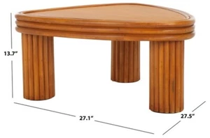 Safavieh BAYARD RATTAN TR COFFEE TABLE, Reduced Price 2172757423 CWK3009A - Picture 1 of 5