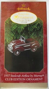 Hallmark Andenken 1937 Steelcraft Airflow von Murray Christmas Ornament - Neu im Karton - Bild 1 von 3