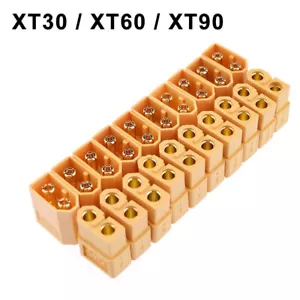 Conector de alimentación XT30 XT60 XT90 enchufe para cuadricóptero mini RC hobby LiPo - Imagen 1 de 21