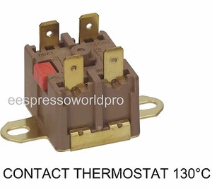 CONTACT THERMOSTAT 130°C MARZOCCO BEZZERA SANUSSI FIAMMA ELECTROLUX - Picture 1 of 3