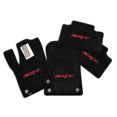 Alfombrillas Jeep Grand Cherokee SRT 2016-2024 4 logotipos rojos Premium 32 oz-en stock nuevas Foto 1 de 3