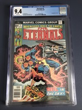 The Eternals #3 1976 CGC 9.4 White Pages 1st App Sersi