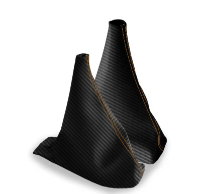 Funda Manual y Transferencia Fibra Carbono para Nissan Xterra 02-06 Punto Naranja Foto 1 de 4