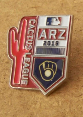 2019 Milwaukee Brewers Spring Training pin ARZ Cactus League c45238 - Image 1 of 4