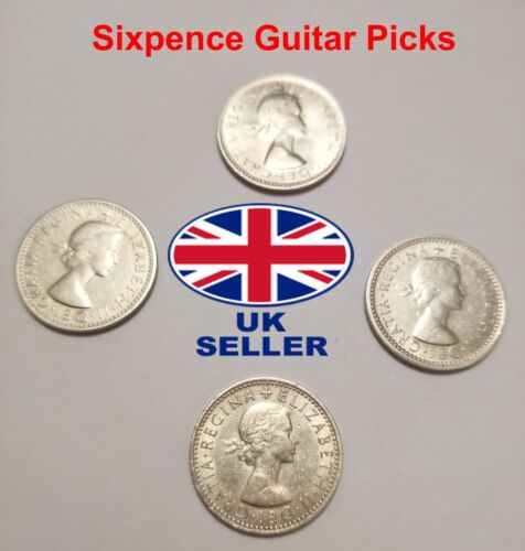 Brian May Queen Genuine British Sixpence Guitar Picks - Platinum Jubilee Concert