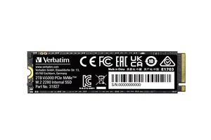 Verbatim 2TB Vi5000 PCIe NVMe M.2 2280 Internal SSD Up to 4300 MB/s read 2 Year - Picture 1 of 1
