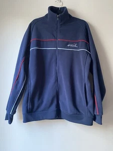 Rip Curl The Search Women’s Jacket Fleece Full Zip Size M Navy 90s Y2K Pockets - Picture 1 of 11