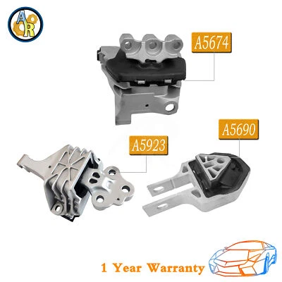 Montaje de motor y transmisión y puntal de par 3 piezas para Dodge Dart 2013 2014 2015 2016 Foto 1 de 4