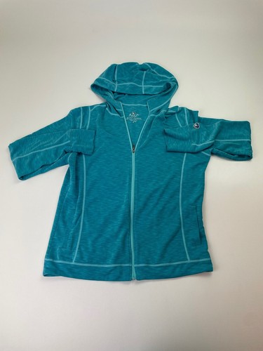 VETEMENTS Felpa con cappuccio Kuhl Jacket Donna M Blu Cerniera Intera Leggera Maglia Kuhltouch
