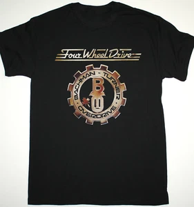 Retro Bachman Turner Overdrive Band Cotton Black Full Size Unisex Shirt DI065 - Picture 1 of 2