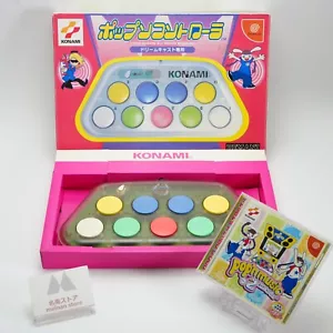 KONAMI Pop'n controller RU015 for SEGA Dreamcast DC w/ Pop'n Music 2 JAPAN - Picture 1 of 12