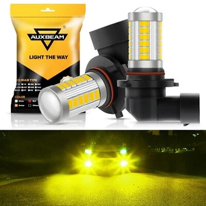 Kit de bombillas antiniebla LED AUXBEAM H10 9005 9145 9140 ámbar 3000K brillante - Imagen 1 de 12