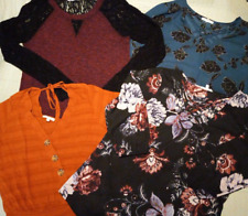 Lot Of 4 Women's Medium Maurices Mixed Style Blouse Tops