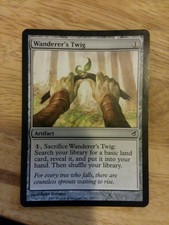 Wanderer's Twig Uncommon Artifact  Lorwyn Edition Magic The Gathering Card