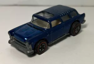Vintage Hot Wheels Redlines 1969 Classic Nomad Blue Hood Opens Die Cast - Picture 1 of 7