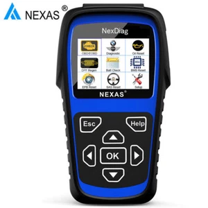 NEXAS NexDiag ND601 BMW & MINI Escáner de diagnóstico multisistema ABS SRS DPF aceite - Imagen 1 de 8