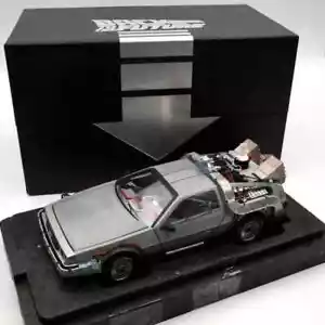 HotWheels 1:18 Super Elite Back To The Future Time Machine Ultimate Editon BLY44 - Picture 1 of 10