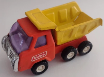 Vintage 1970s Buddy L Dump Truck 5 1/2" Long Pressed Steel Excellent Very Clean - Image 1 of 4