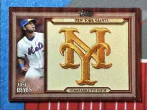 2011 Topps Throwback Manufactured Patch Jose Reyes New York Mets #TLMP-JR