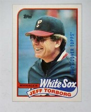 2017 Topps Rediscover Stamped Buyback Blue 1989 #120T Jeff Torborg