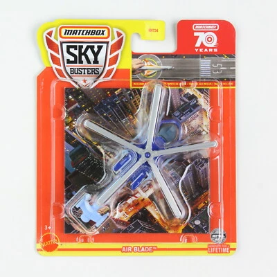 Matchbox Skybusters 2023 Air Blade Helicopter 5/32 Blue - Image 1 of 2