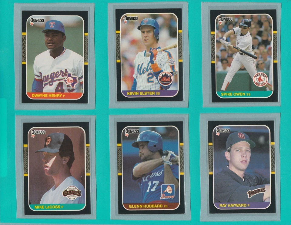 1987 Donruss Glenn Hubbard Atlanta Braves #634 - Image 1 of 1