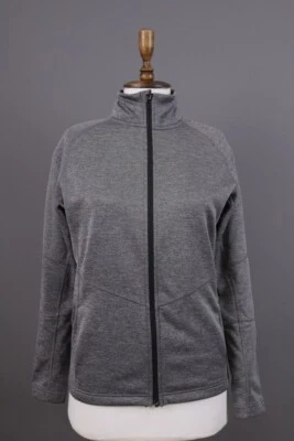 Rossignol Gray Full Zip Mock Neck Hiking Outdoor Fleece Jacket Size S - Image 1 of 4