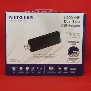NETGEAR WNDA4100 WiFi Dual Band USB Adapter N900 - Picture 1 of 10